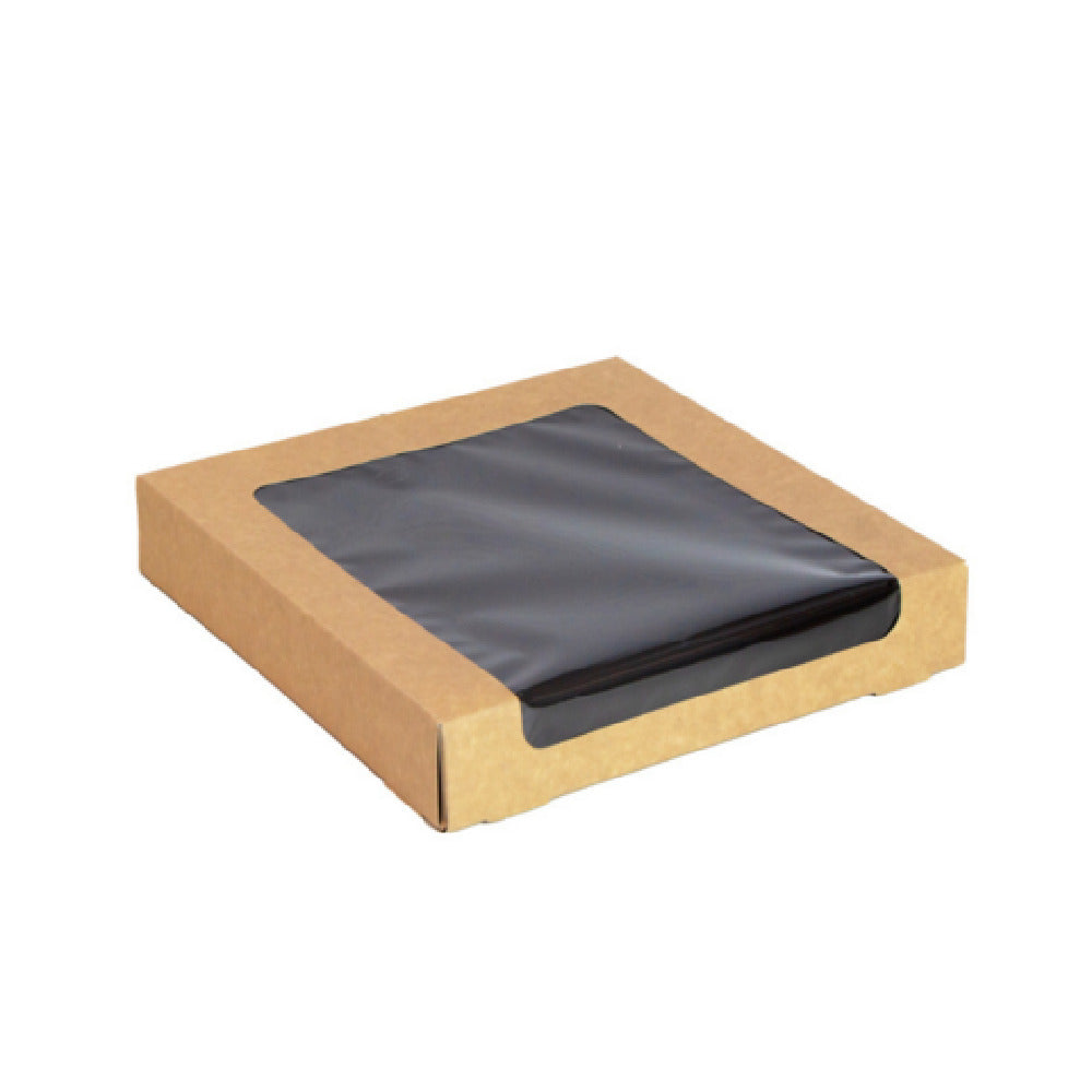 PacknWood 210SUWINA2222 - Kraft Sushi Box, 64oz., 8.7" L X 8.7" W X 1.6" H