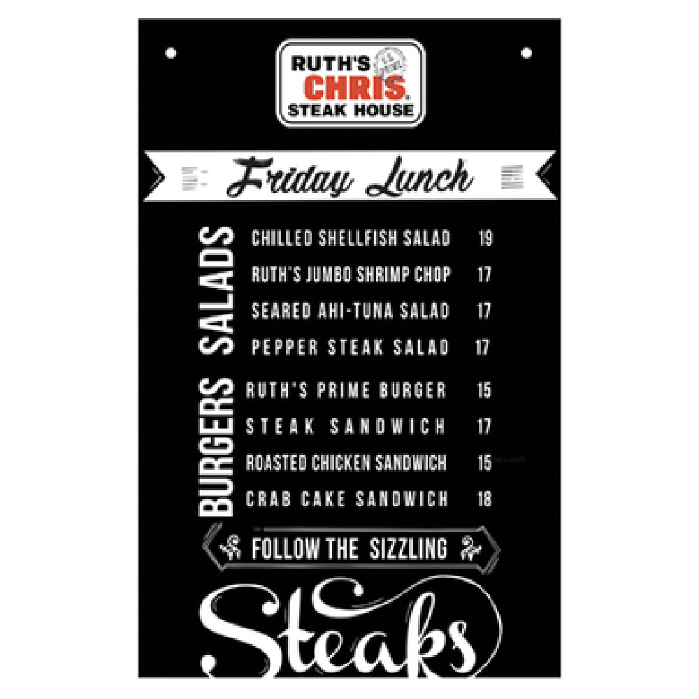 Risch TALKERSTREET PRINT REPLACEMENTS Replacement Street Talker Chalk Boards 18" X 28"H Custom Printed Boards With Customer's Artwork