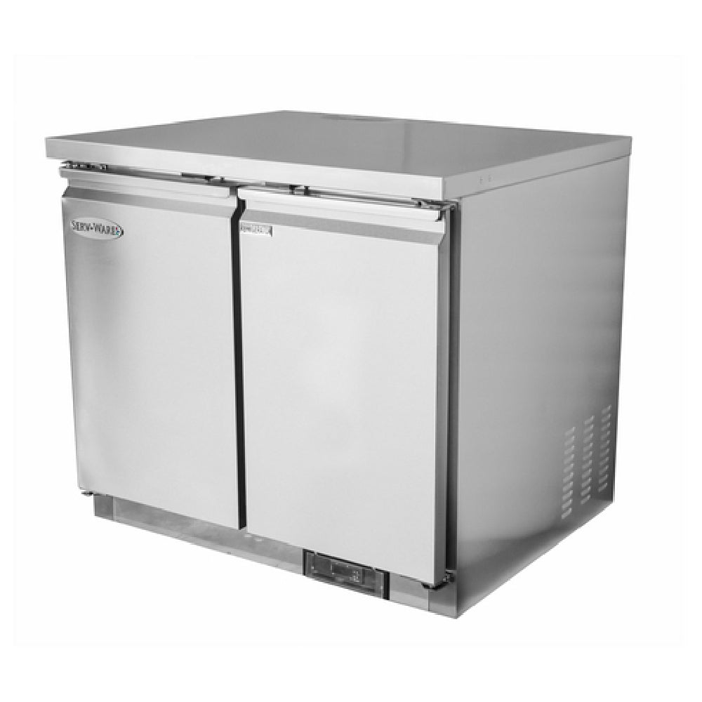 Serv-Ware UCR-36-HC - Refrigerator, Undercounter, Two-section