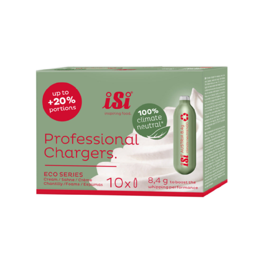 ISi North America 070712 - Eco Series N2O Professional Chargers (10 Each Per Pack, 12 Packs Per Case)