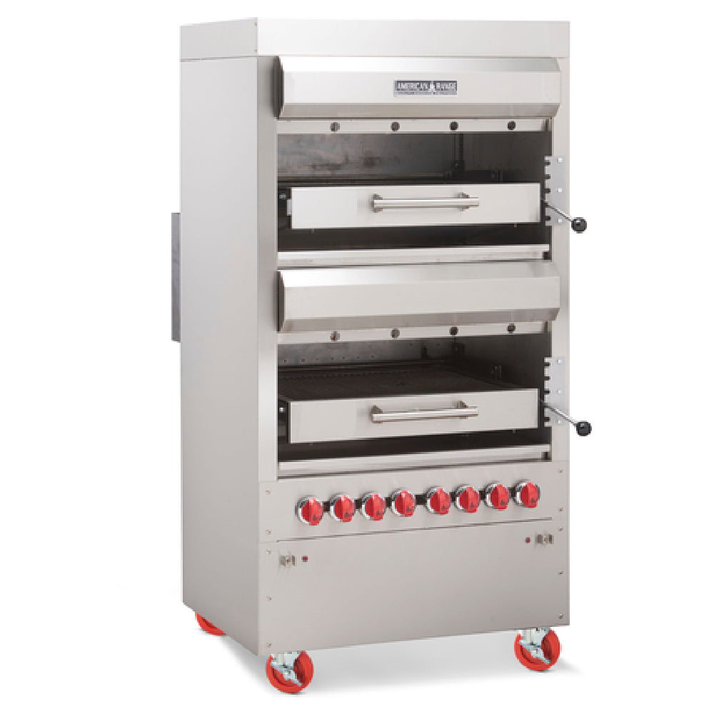 American Range AGBU-2_LP - Infrared Broiler, Double-deck, Gas