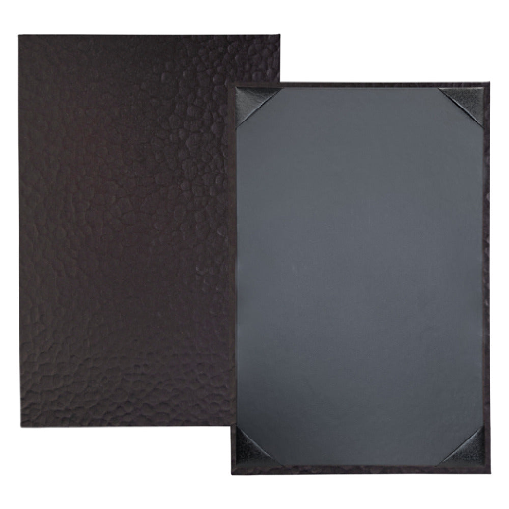 Risch METRO-1V 11X17 Metro Iron Or Mesh Hardback Metallic Menu Cover (specify Pattern And Color)