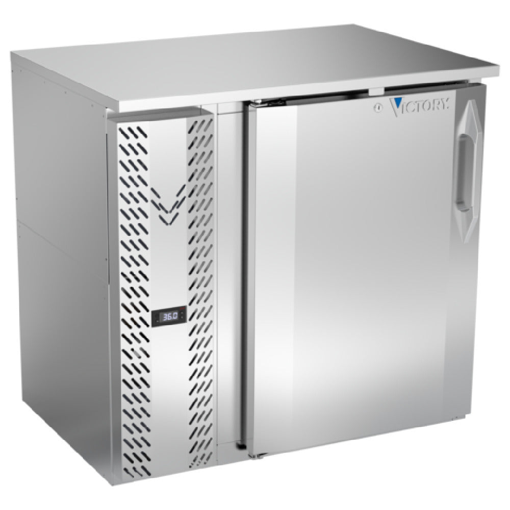 Victory VBBN36HC-F-S - Back Bar Refrigerator, Food Rated, One-section