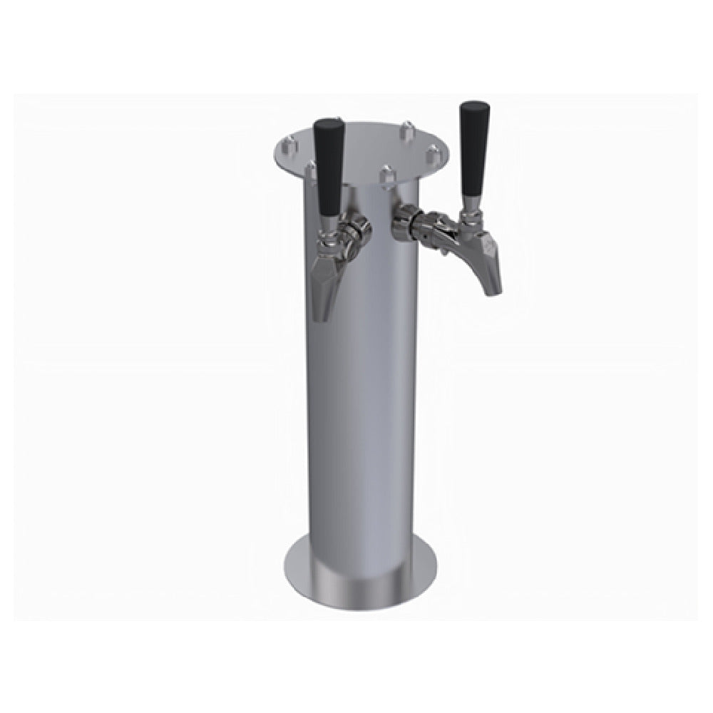 Krowne KF-2A Krowne Dual Faucet Frankenstein Tower Two Faucets Handles And Faucets Not Included