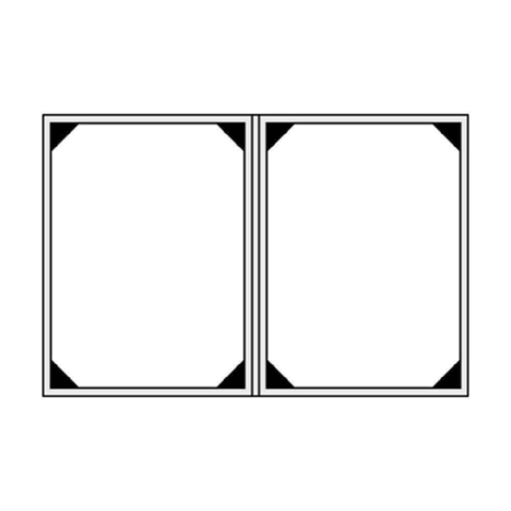 Risch RATTAN-2V 4.25X11 Rattan Hardback Basket-woven Menu Cover (specify Color)