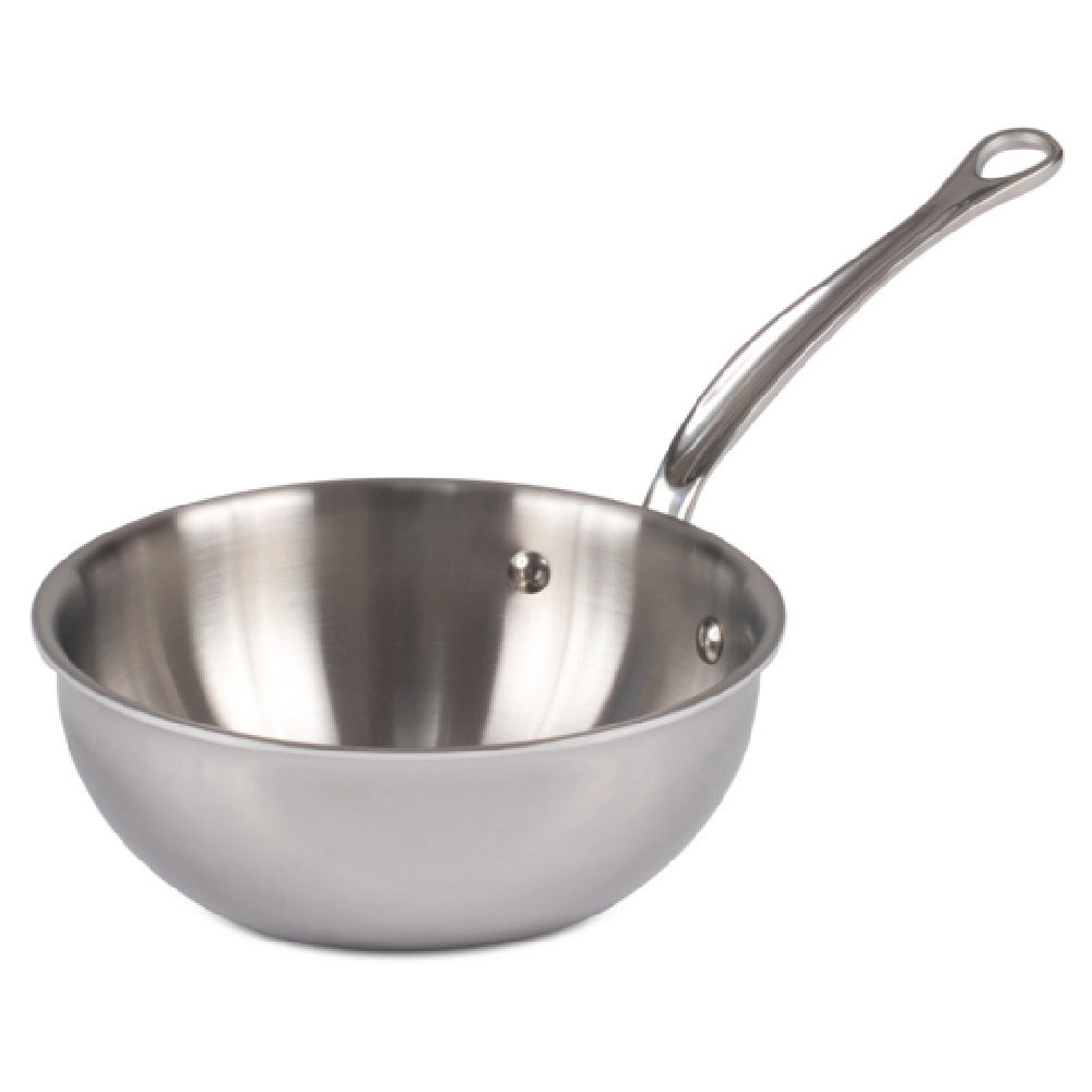 JB Prince S403 20 - Mauviel M'Cook Splayed Sauté Pan, 1.7 Q. 8" Dia. X 7"H, Round