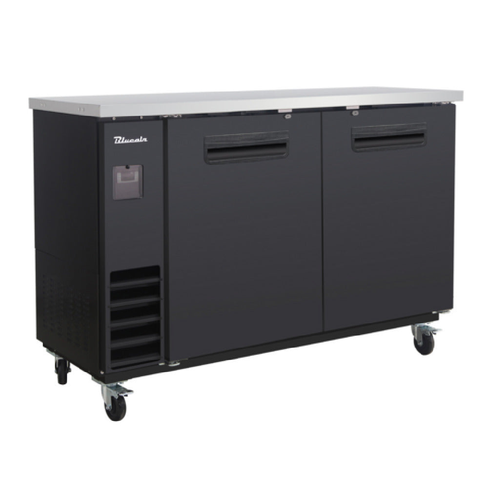 Blue Air BLNBB-60B-HC - Back Bar Cooler, Narrow Depth, Two-section