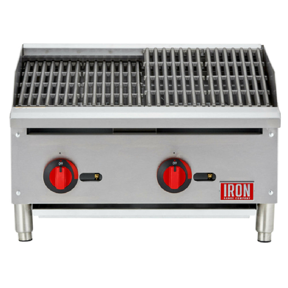 Iron Range IRRB-24 Radiant Charbroiler Natural Gas Countertop