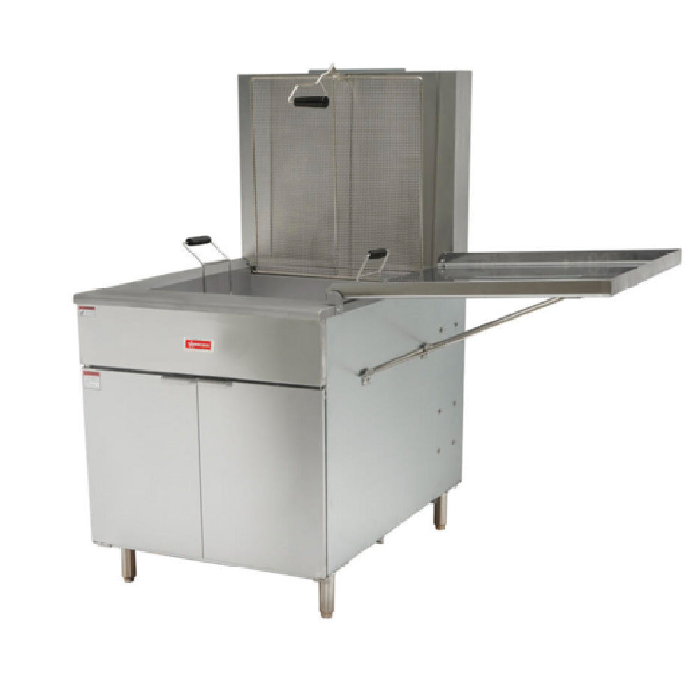 Omcan 49101 (CE-CN-0125) Funnel Cake & Donut Fryer Floor Model Natural Gas