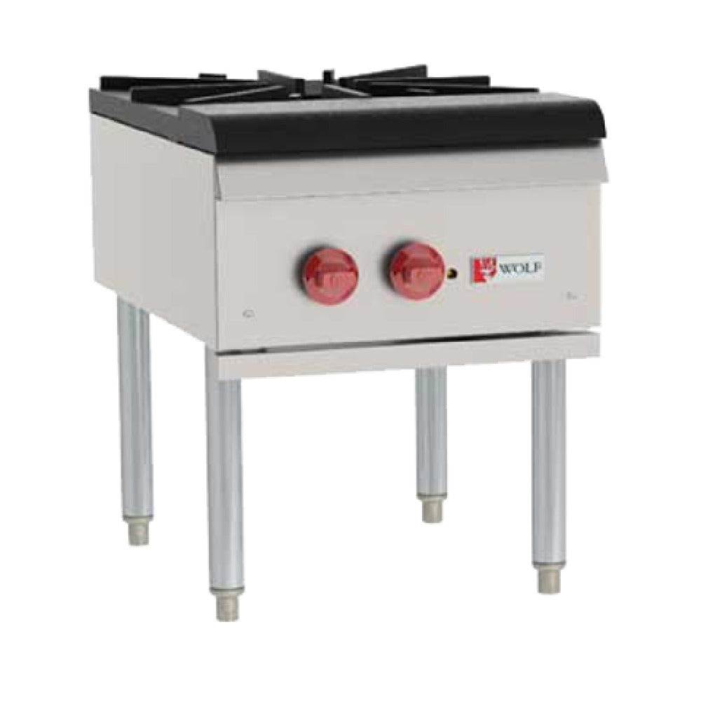 Wolf WSPR1-QS-COMMANDER_NAT (Quick Ship) Stock Pot Range 18” W X 24” D X 22-1/2” H