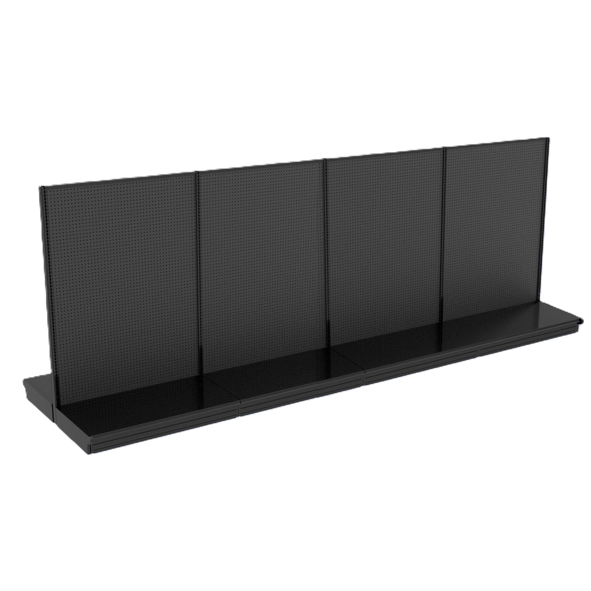 Kent Unlimited GN1615078_BL Gondola 192"W X 15"D X 78"H Ivory Or Black