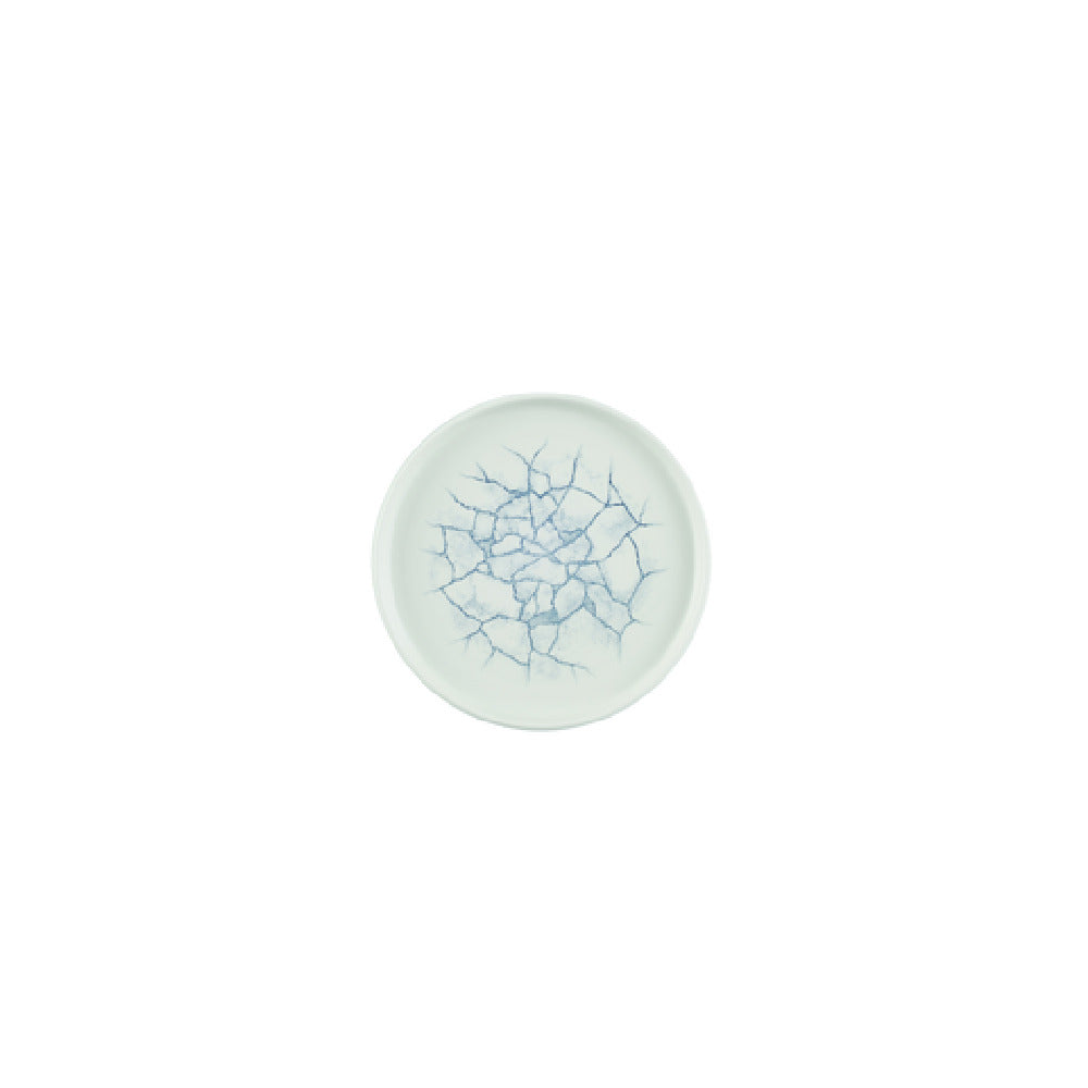 Churchill China KTPGWP211 Walled Plate 8.67" Dia. Kintsugi Pearl Grey