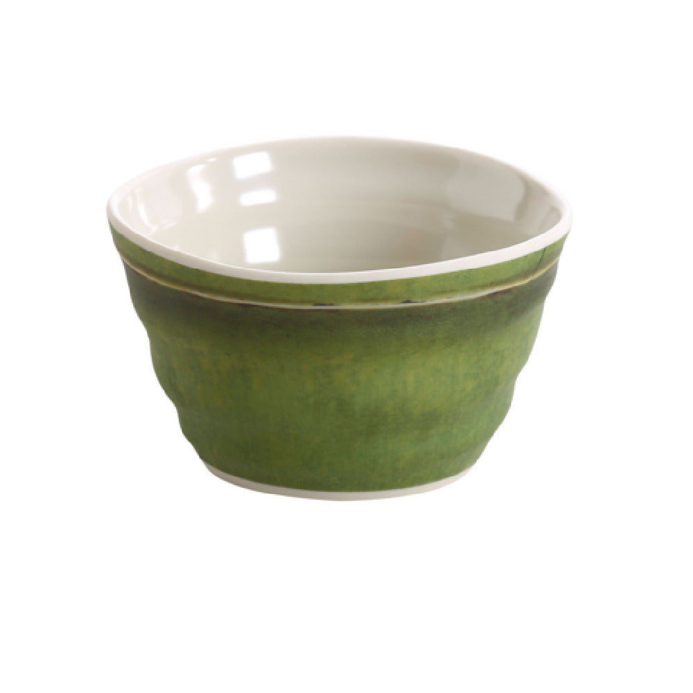 Yanco BA-403 Bamboo Style Sauce Dish 5 Oz. 3-1/2" Dia.