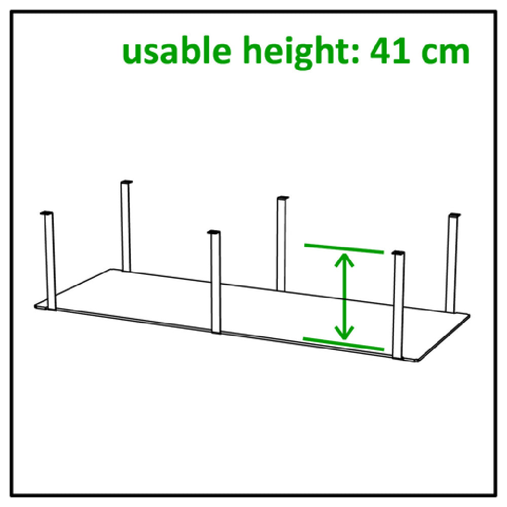 Bauscher Hepp VE-80083 - Venta® Shelf, To Create Storage Space Under A Buffet Table