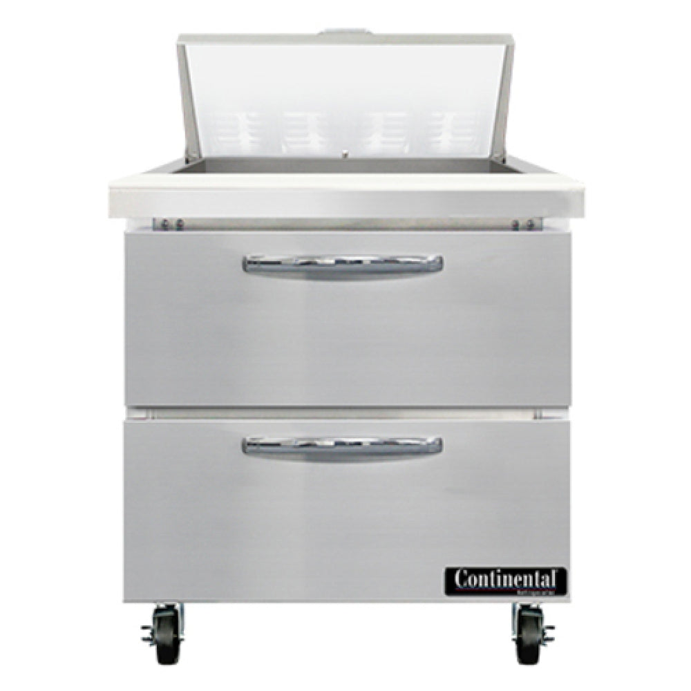 Continental Refrigerator SW32N8-D Sandwich Unit 32"W 9.0 Cu Ft Capacity