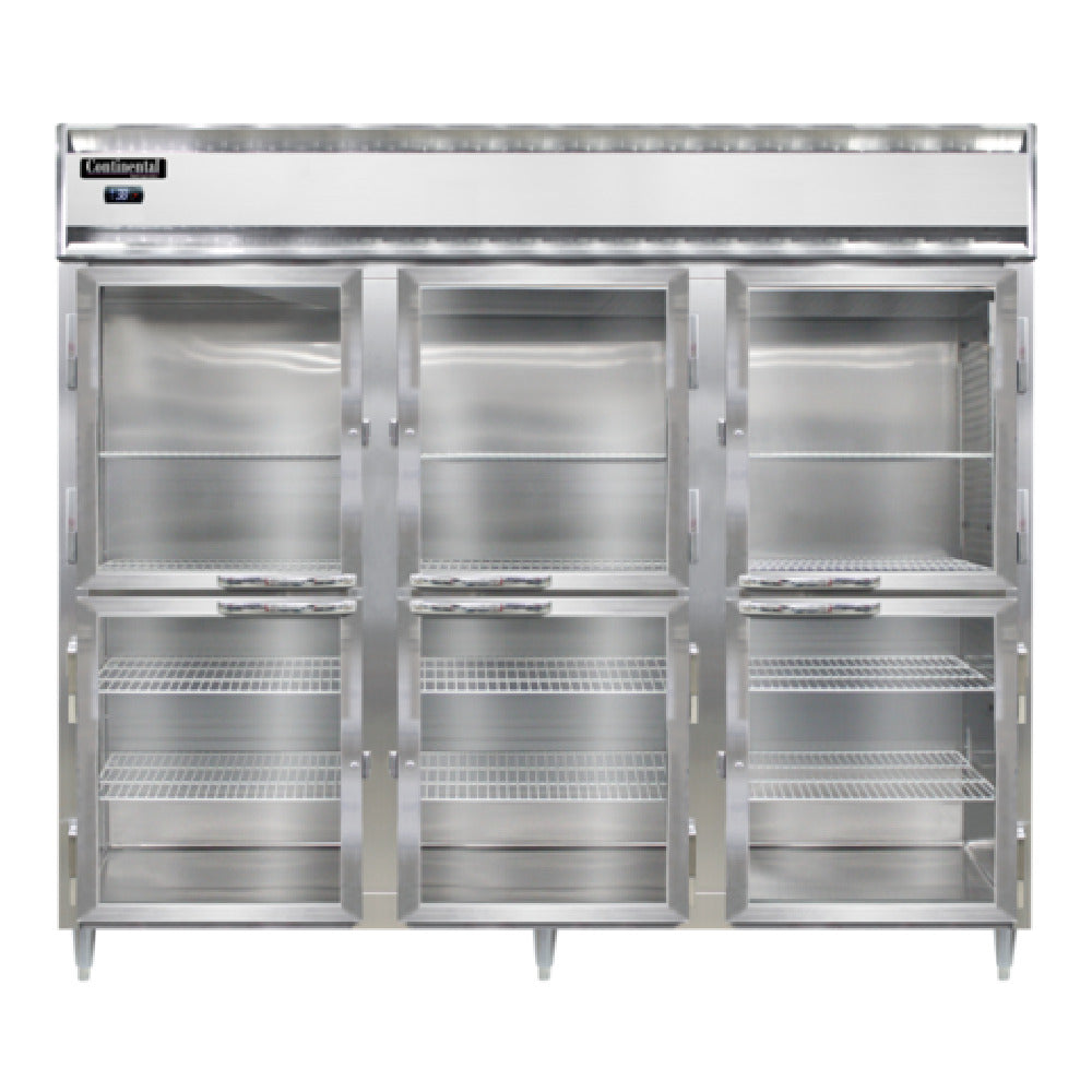 Continental Refrigerator D3RENSSPTHD-GD-SD Designer Line Wide Refrigerator 75 Cubic Ft. Capacity