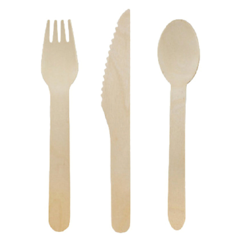 PacknWood 210COUVB3K - Eco Cutlery 3/1 Kit, 6.2", Includes: (1) Knife