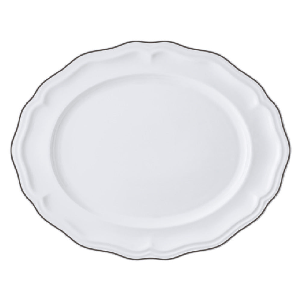 Steelite 62568FP817 Oval Platter 13.0" X 10.5" X 1.0" Adelina