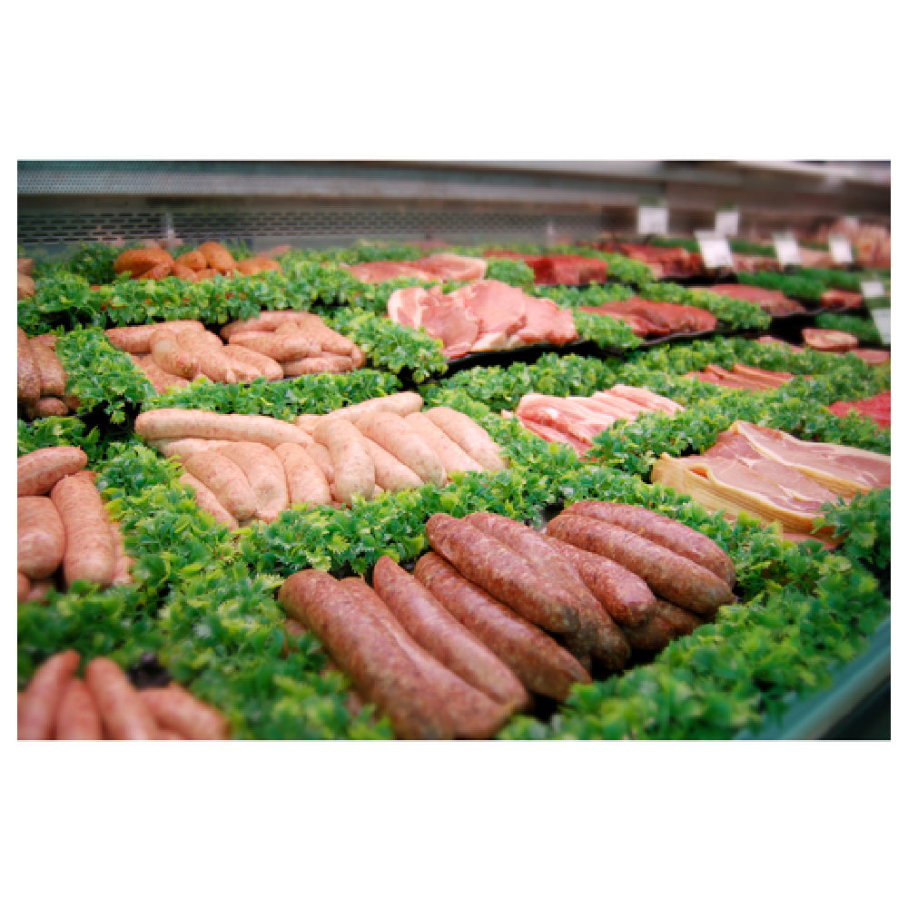 Bauscher Hepp D32 - Finishing Touches Parsley Divider, 23-1/2"L X 3-1/4"H, White PVC Base