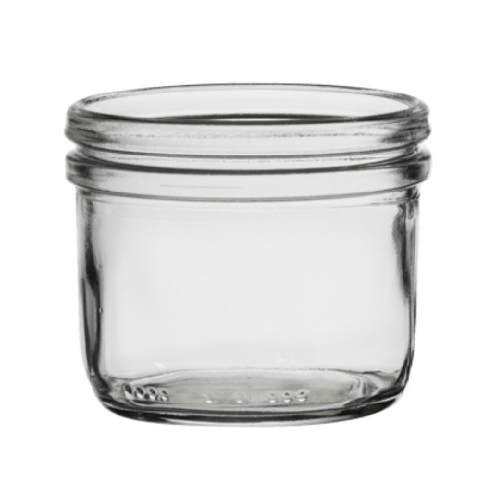 Steelite 4949Q467 Jar 7-3/4 Oz. (H 2-3/4" M 4-1/4" T 2-7/8" B 2-3/4") Without Lid