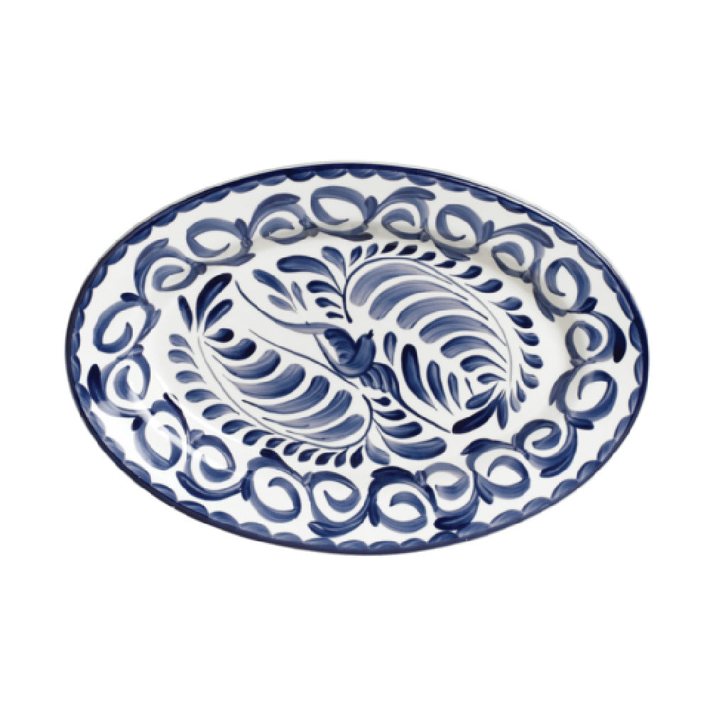 Steelite A120P140 Platter Oval Rolled Edge 10.625" X 7.75" Puebla