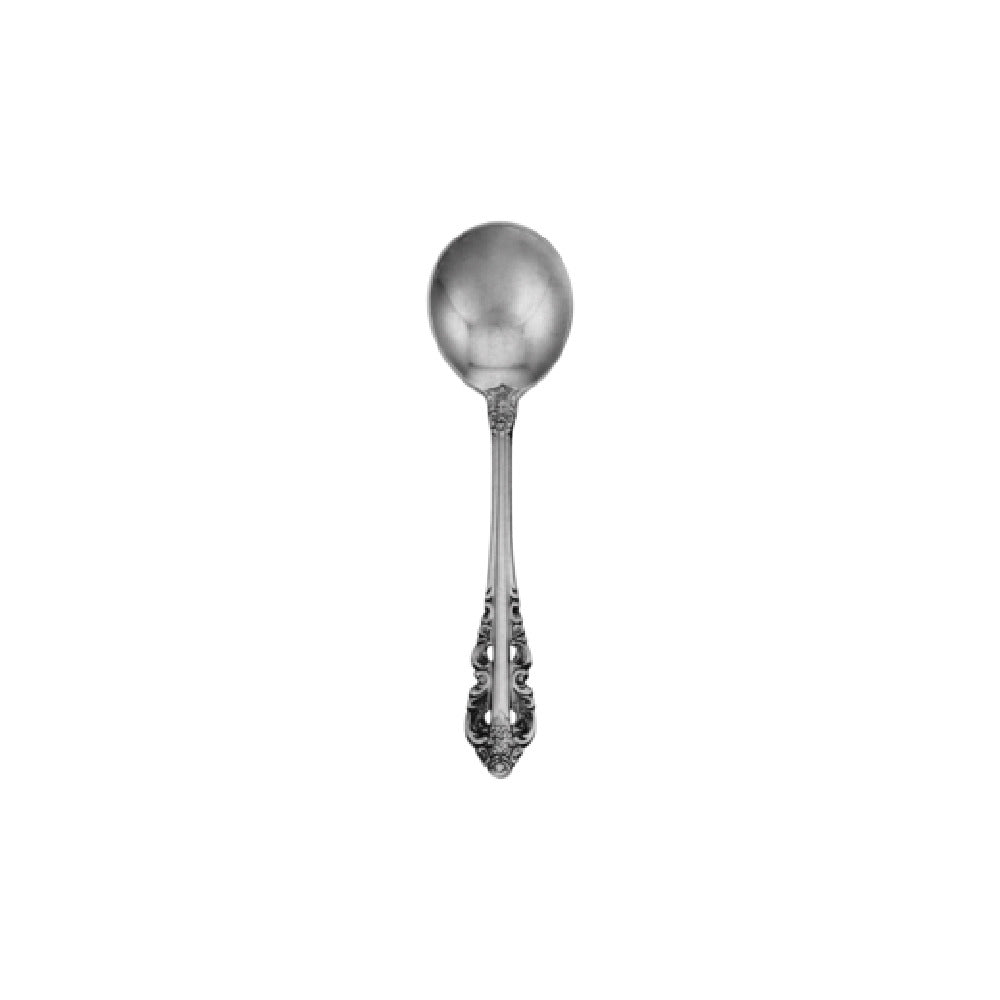 Steelite WL6812FST Bouillon Spoon 6" Pierced Plumes