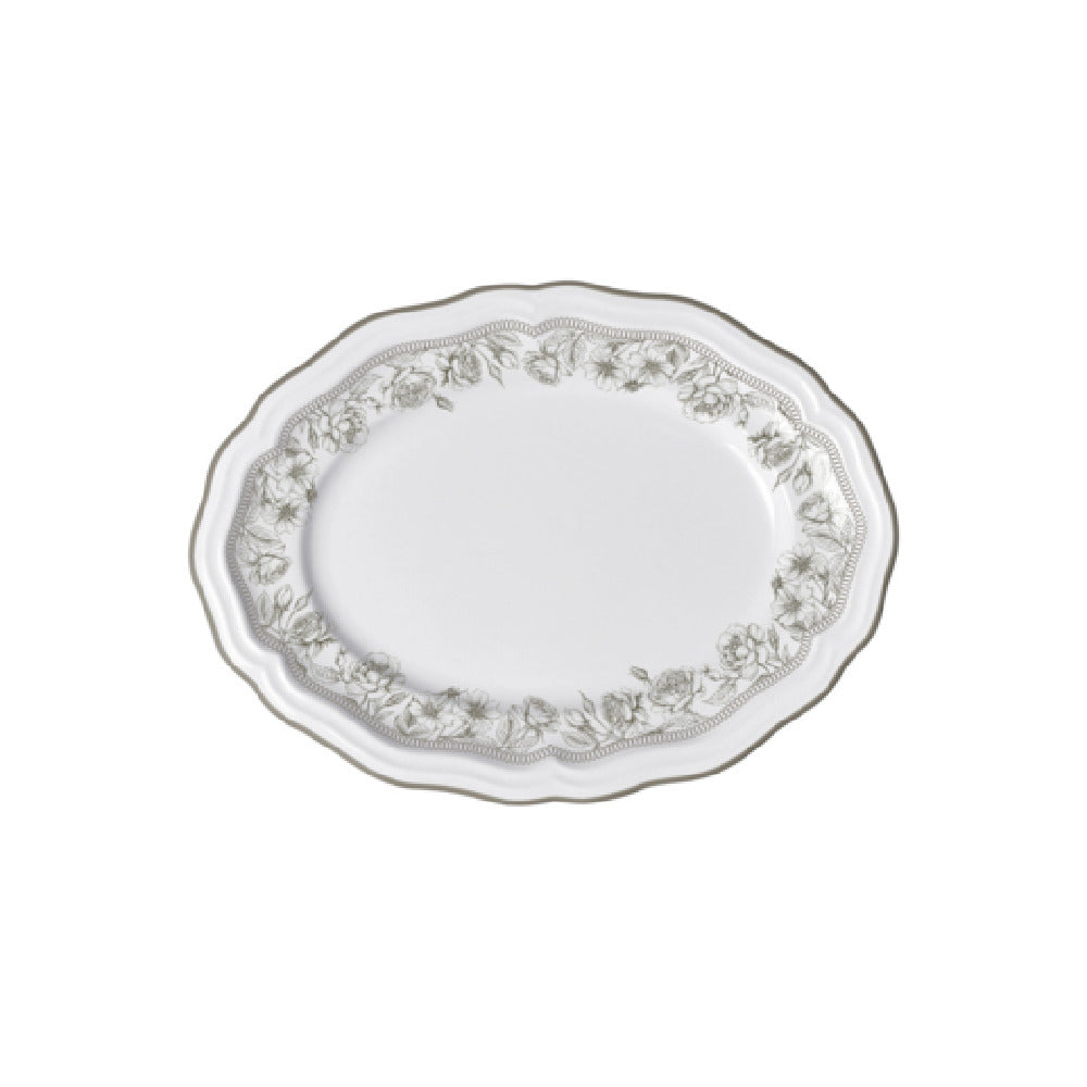 Steelite 62526FP818 Oval Platter 9.0" X 6.75" X 0.875" Adelina