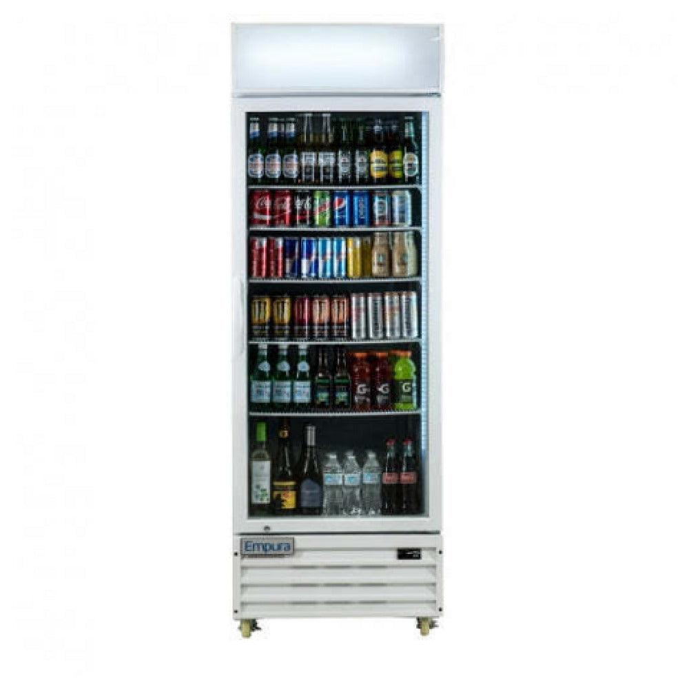 Empura EGM-23W - Refrigerated Merchandiser, 27.56"W X 31.1"D X 81.02"H, 21 Cu. Ft. Capacity