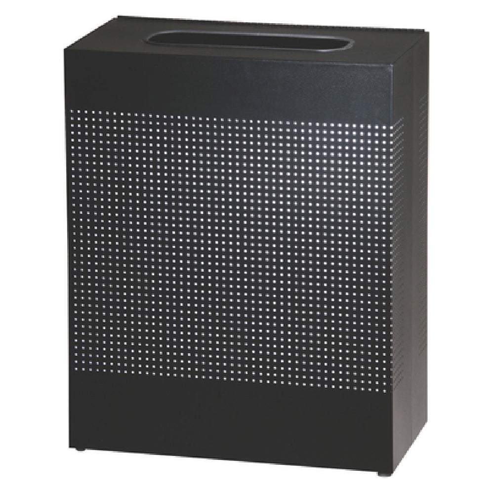 Rubbermaid FGSR18EPLTBK - Silhouette Indoor Receptacle, Large Rectangular, 24"L X 12"W" X 30"H