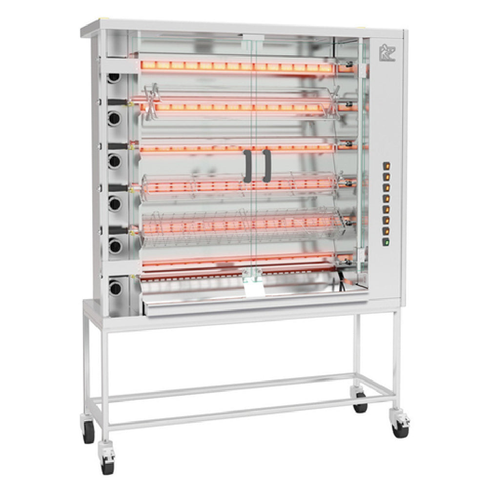 Rotisol FF1425-6G-SS_NAT FauxFlame™ Rotisserie Oven Gas Countertop Model