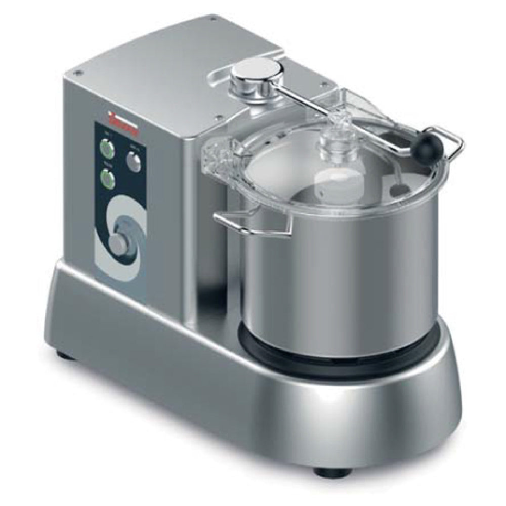 Sirman 40780628S C-TRONIC 6 VT Bowl Cutter 6 Qt. Stainless Steel Bowl With Handles