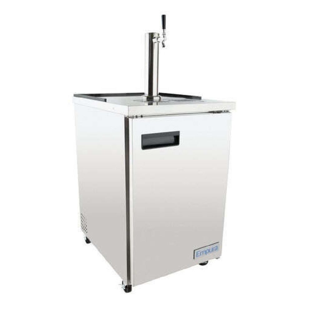 Empura Refrigeration E-KDD1-S Direct Draw Beer Dispenser 24.1"W X 29.9"D X 38.7"H 8.1 Cu. Ft. Capacity