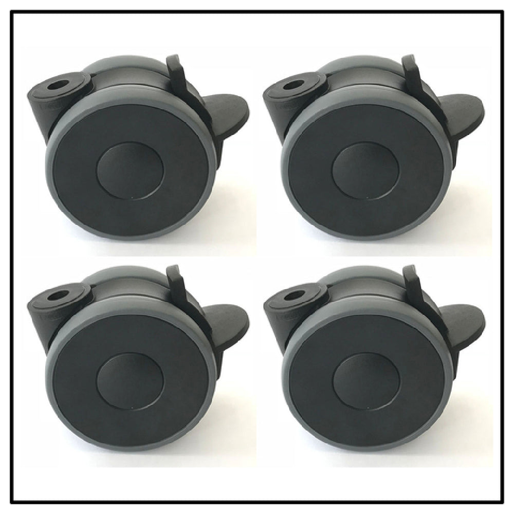 Bauscher Hepp VE-11741 - Venta® 4 X Castor Ø 75 Mm, Polyamide, Color: Black