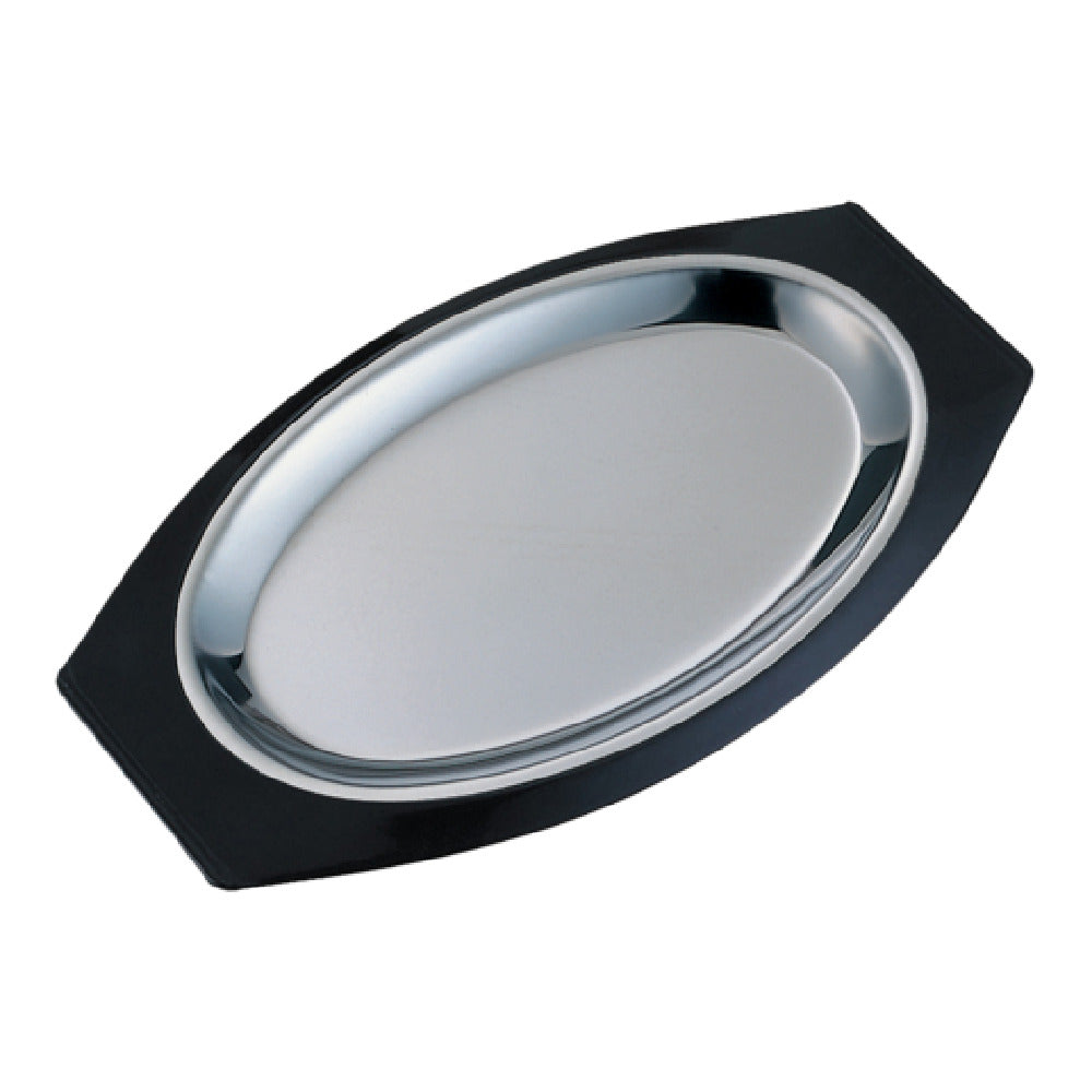 Service Ideas RO117BLC Service Ideas Oval Thermo-Plate® Platter W/ Handle Oval