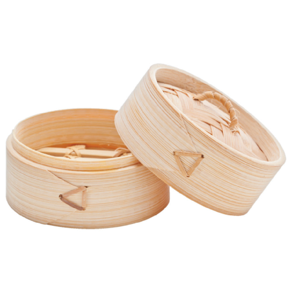 Bauscher Hepp P437600-000000 - Mini Bamboo Steamer, 8 Cm, Round