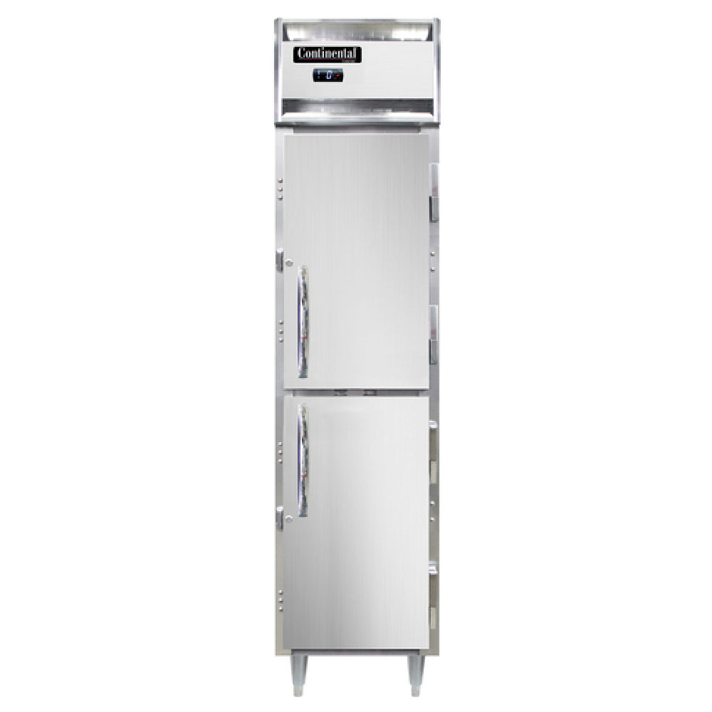 Continental Refrigerator D1FSENSSHD Designer Slim Line Freezer Reach-in 17-3/4"W