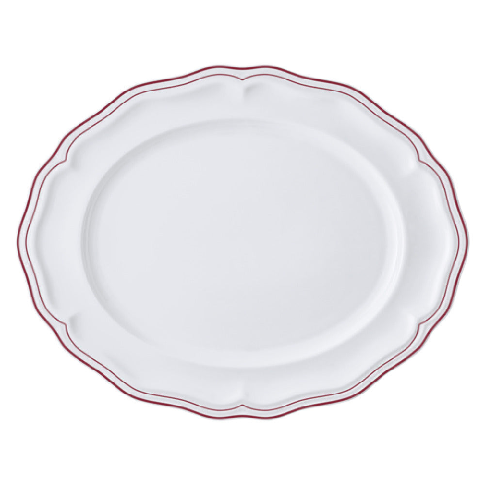 Steelite 62581FP817 Oval Platter 13.0" X 10.5" X 1.0" Adelina