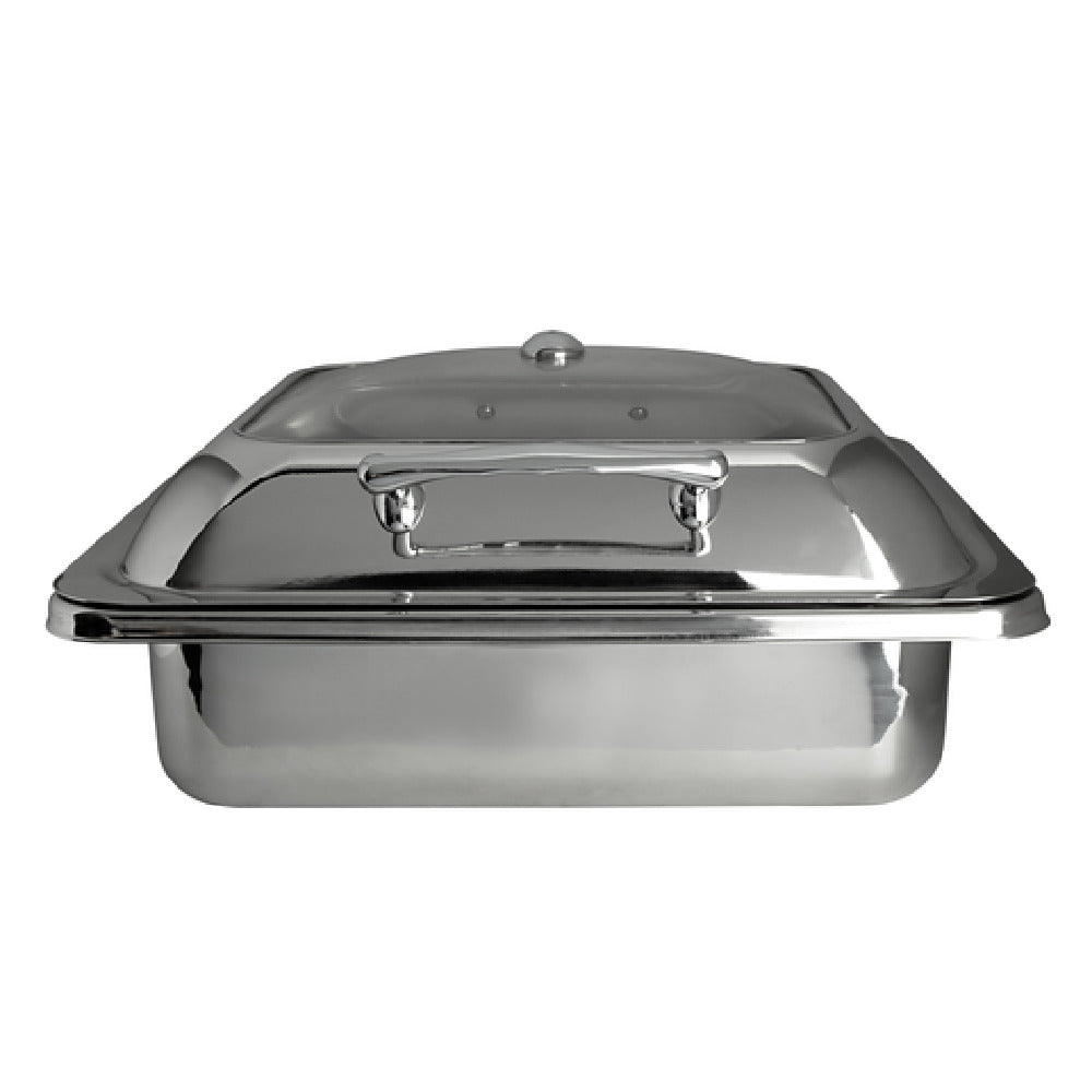 Steelite 7351MW104 Chafing Dish 6 Qt. 17" X 15.5" X 7.25 Square
