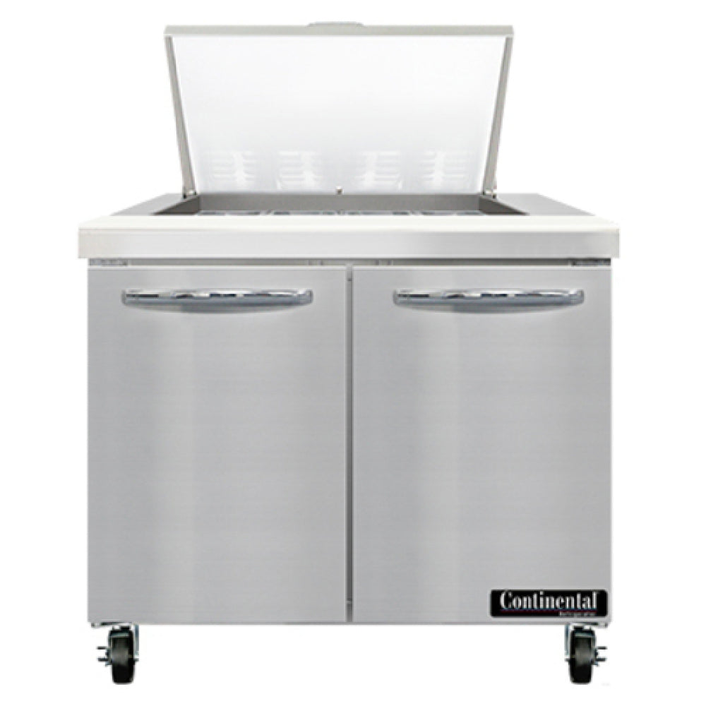 Continental Refrigerator SW36N12M Mighty Top Sandwich Unit 36"W 10.3 Cu Ft Capacity