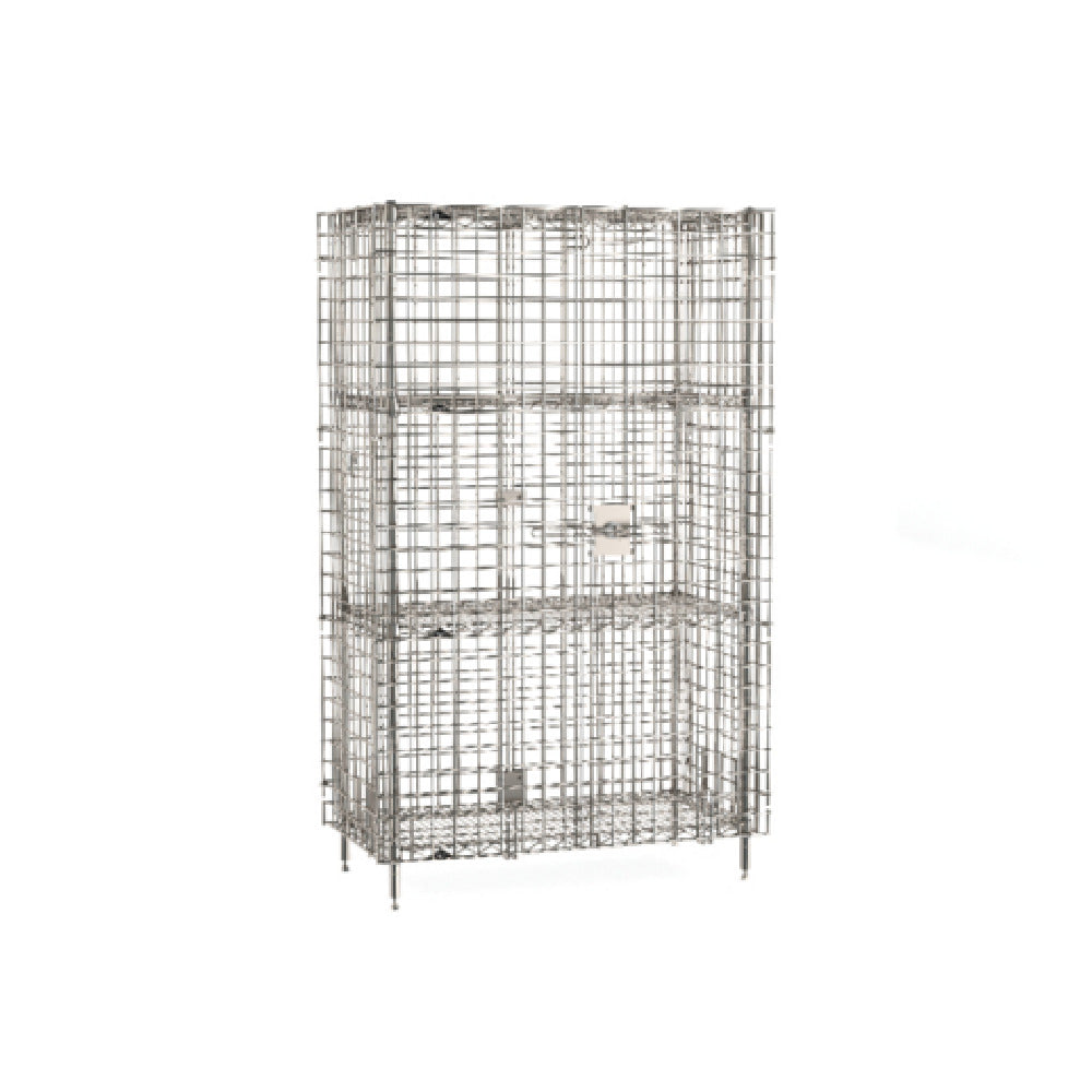 Metro SEC33S-2SE - Super Erecta® Security Unit, Stationary, Stainless Steel Finish
