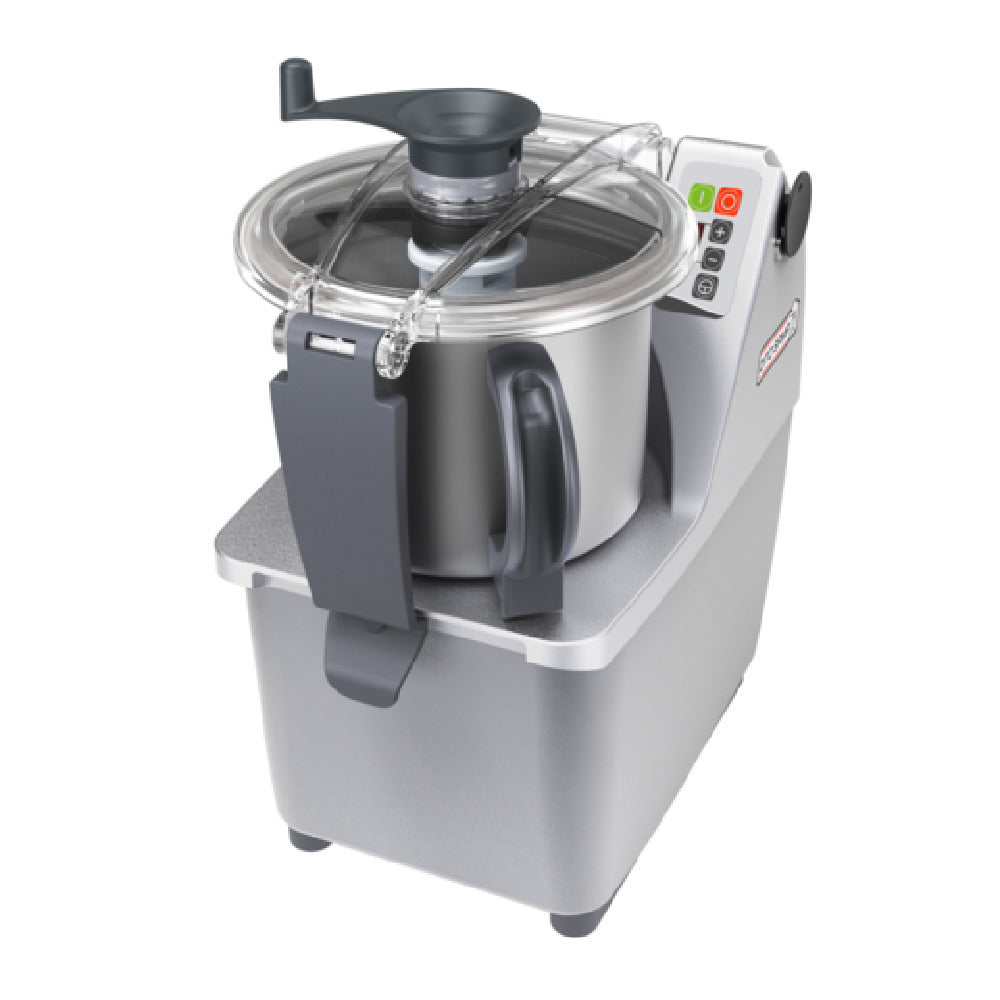 Eurodib 602244 Dito Sama Cutter Mixer Variable Speed (300-3700 RPM) Supplied With 4.5 Lt/ 4.7 Qt Stainless Steel Bowl With Clear BPA-free Lid