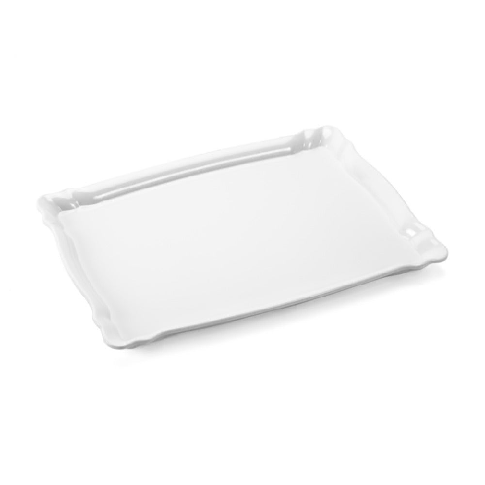 Steelite DFTRC1713CF020 Tray 17"W X 13"D X 1-1/4"H Café White