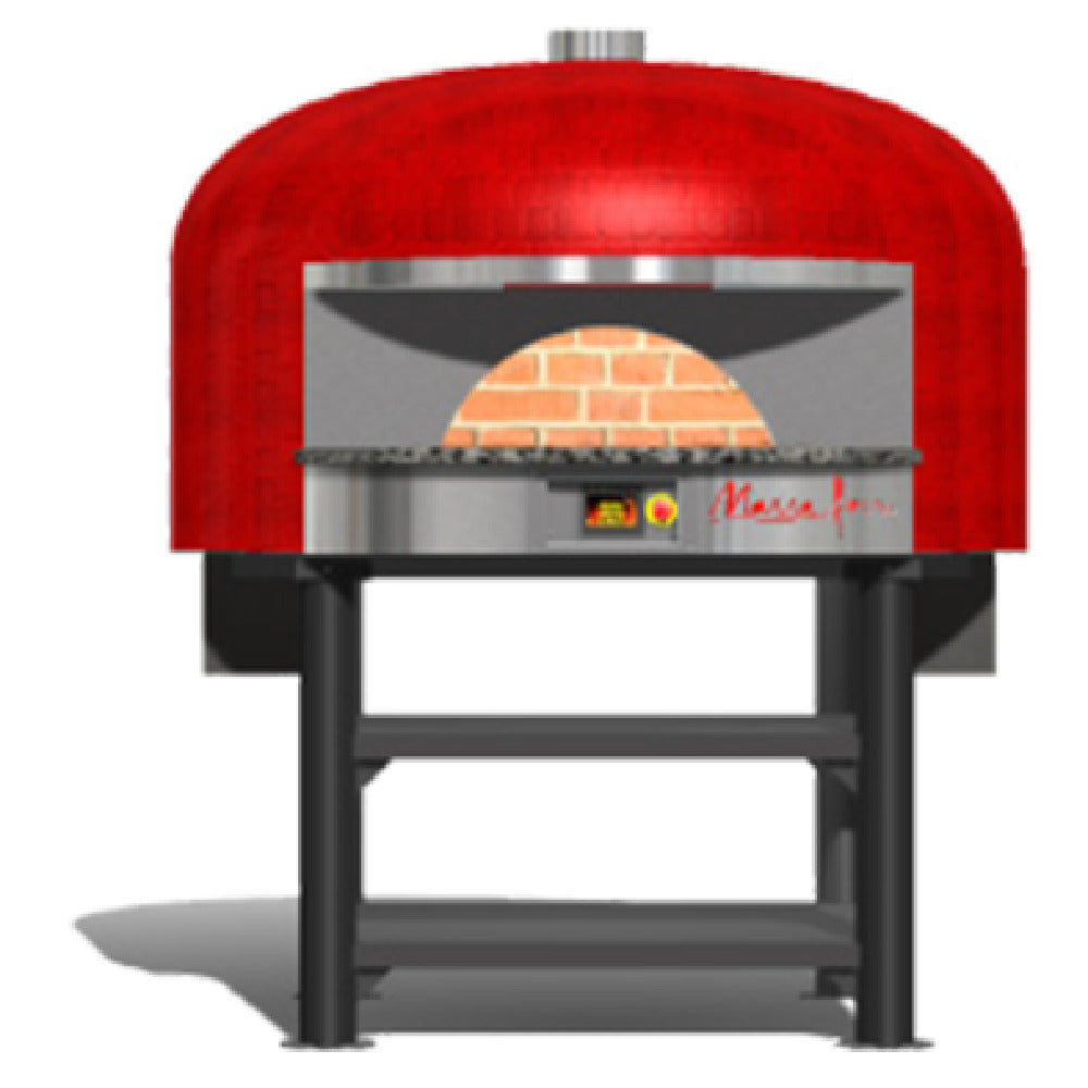 Marra Forni NP150G Neapolitan Gas Fired Oven 59.05" Dia. Interior Brick Deck (14-16) 8"