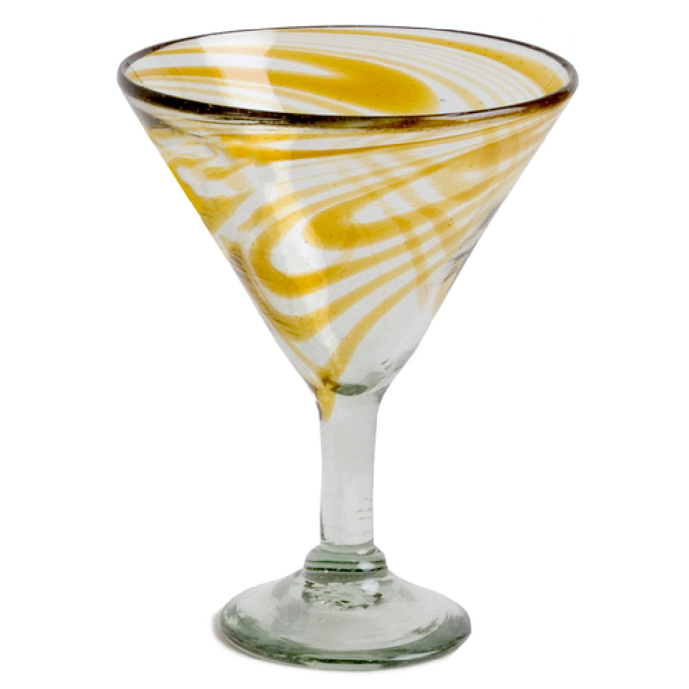 Orion Trading & Design G266-AS Swirl Classic Margarita Glass 15 Oz. 5-1/2" Dia. X 7"H
