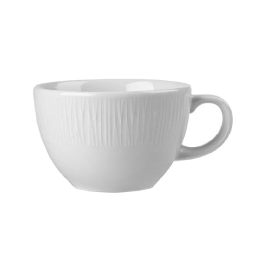 Churchill China WHBALT121 Coffee Cup 12 Oz. 4-1/8" Dia. Embossed Rim