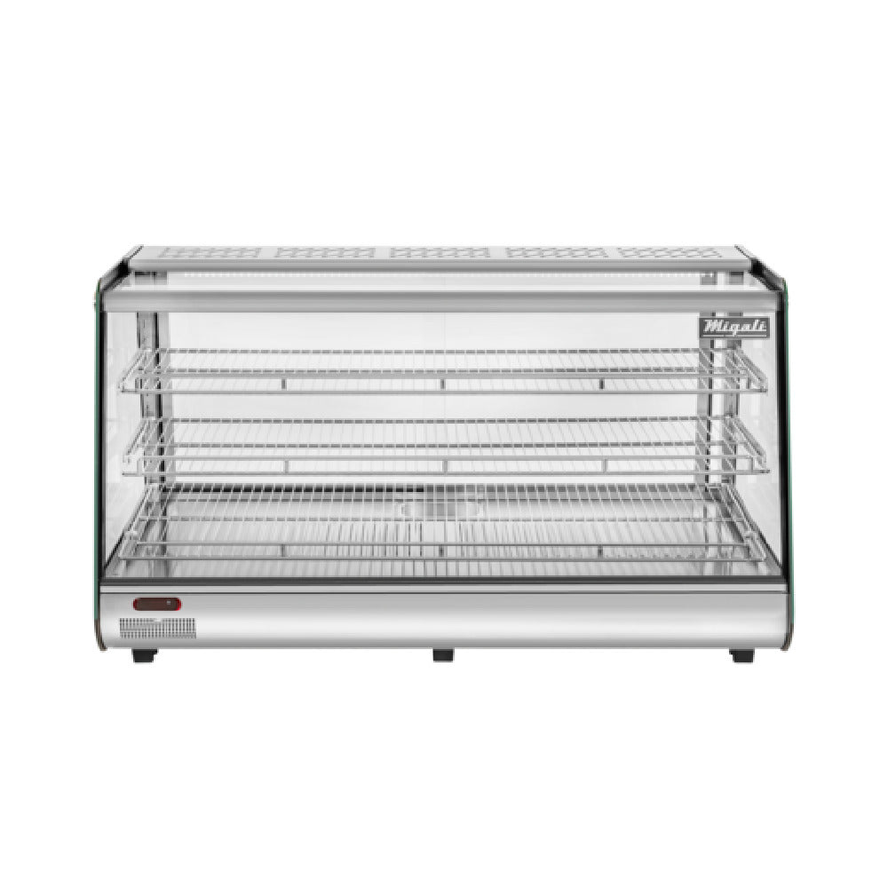 Migali Industries C-HCT47 Competitor Series® Heated Display Case Countertop 47"W 7 Cu. Ft.