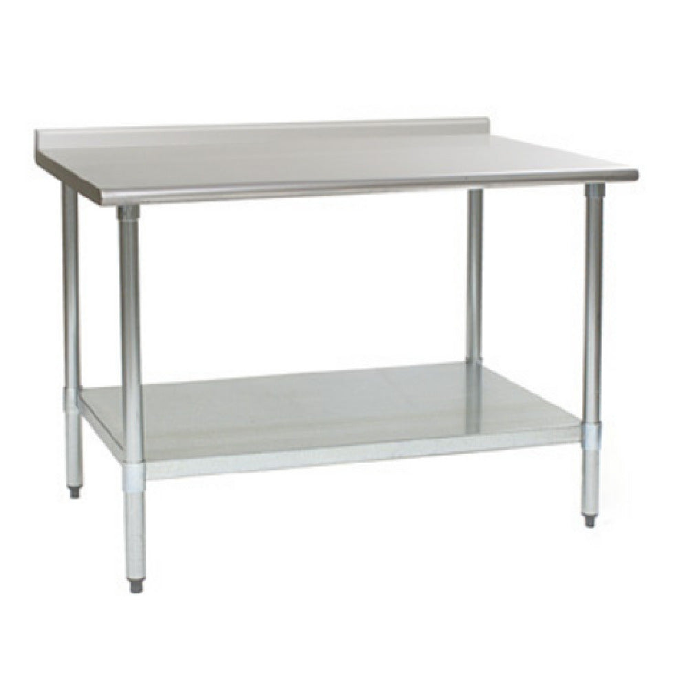 Eagle Group UT3048B-1X - Budget Series Work Table, 48"W X 30"D, 430 Stainless Steel Top With 1-1/2"H Rear Up-turn