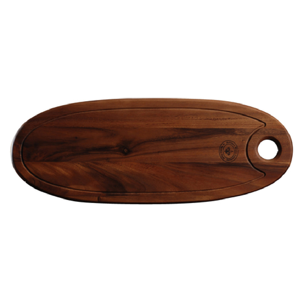 Palate & Plate WP-0532 - Board, 26" X 9-3/4" X 3/4"H, Oval