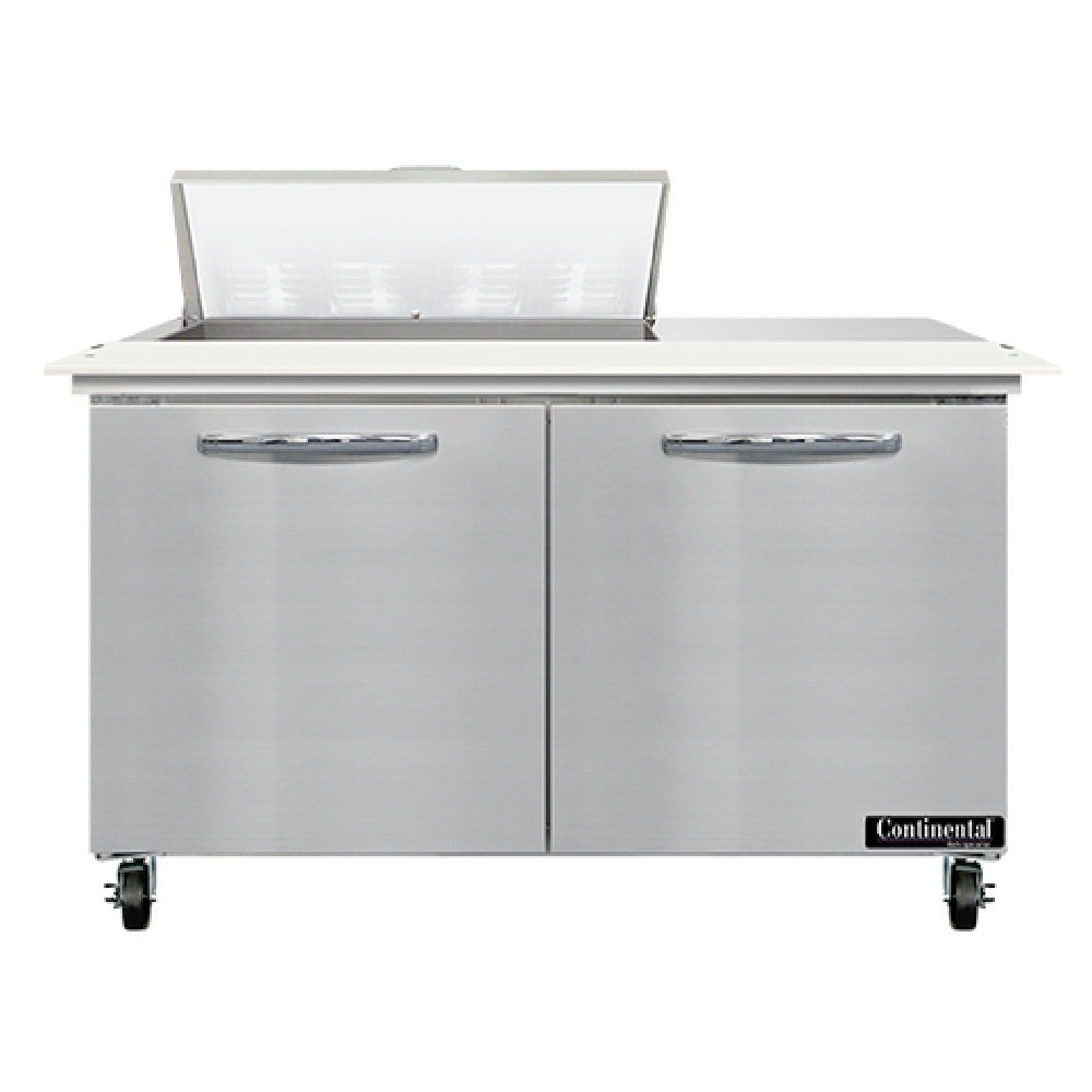 Continental Refrigerator SW48N8C Sandwich Unit 48"W 13.4 Cu Ft Capacity