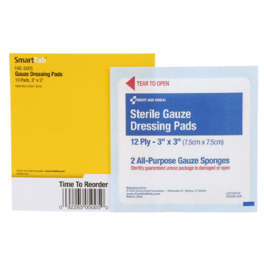 AllPoints 54082 3x3in Sterile Gauze Pads Sold By Box Of 10
